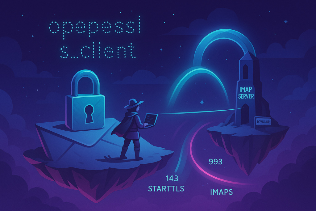 Vérifier une connexion à un serveur imap en utilisant openssl
